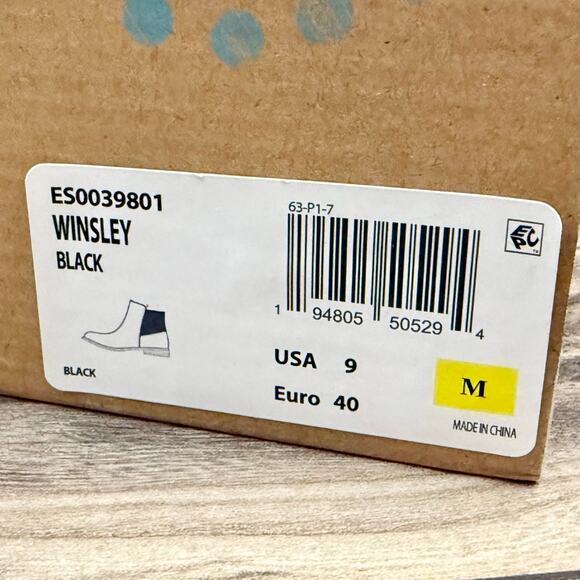 NIB Eurosoft by Sofft 9M Winsley Black Comfort Ankle Boots Booties - Picture 9 of 9
